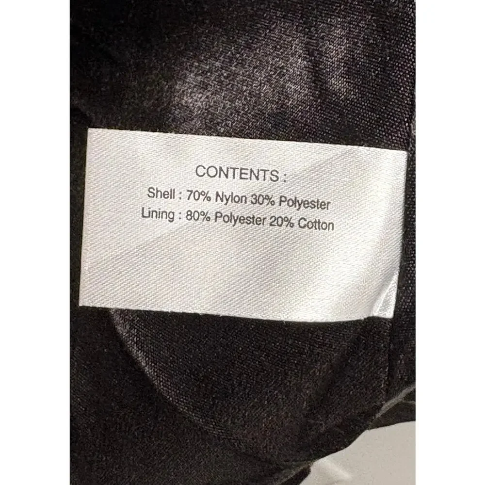 Gallery Woman Coat Texture Cocoon Coat Oversized Collar Charcoal Brown Size 2X